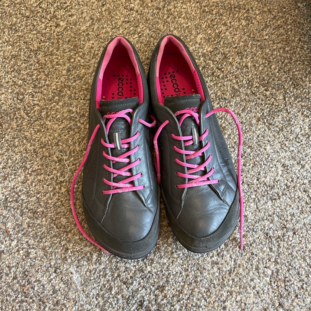 ECCO BIOM NATURAL MOTION LEATHER SHOES